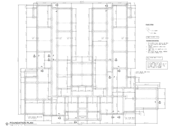 Foundation plan