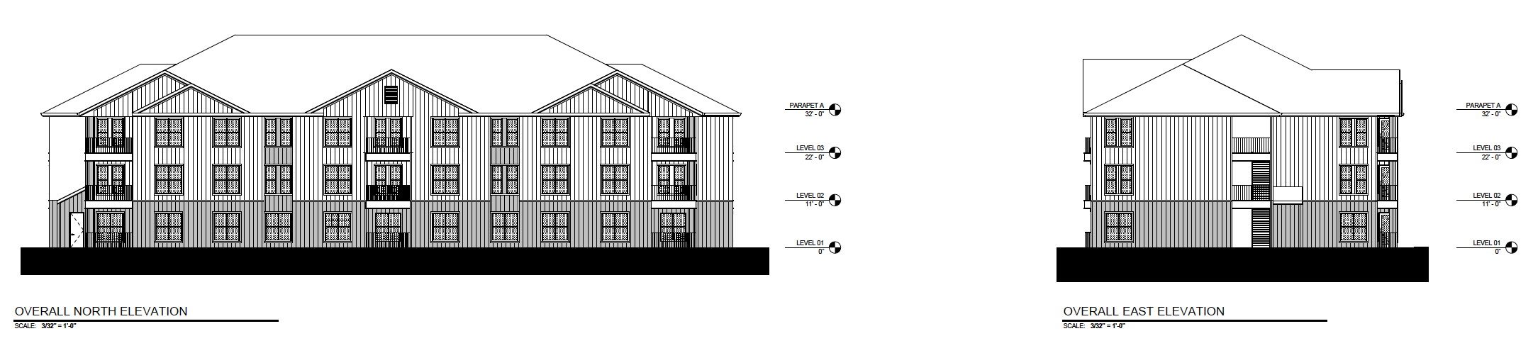 Color view of Multi-Family Apartment Complex