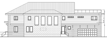 Elevation view 1 of Blue Bonnet Single Family Residence